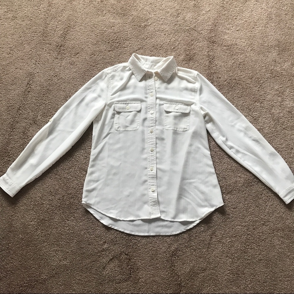 Loft Button-Up Blouse